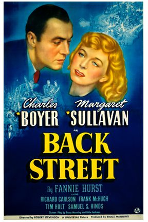 Back Street (1941) starring Charles Boyer on DVD on DVD